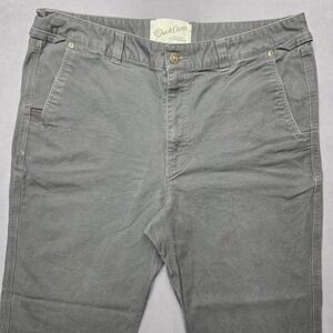Duck Camp Mens 38R Brush Pants Charcoal Gray Cordura Canvas Hunting Work WP1000